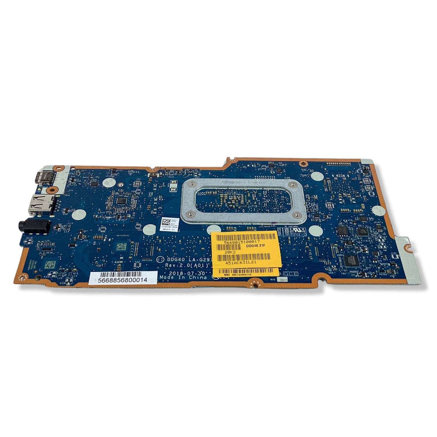 Dell Inspiron 14 7486 Core I3-8130U 4GB Ram 128GB EMMC Laptop Motherboard 0WDK4K