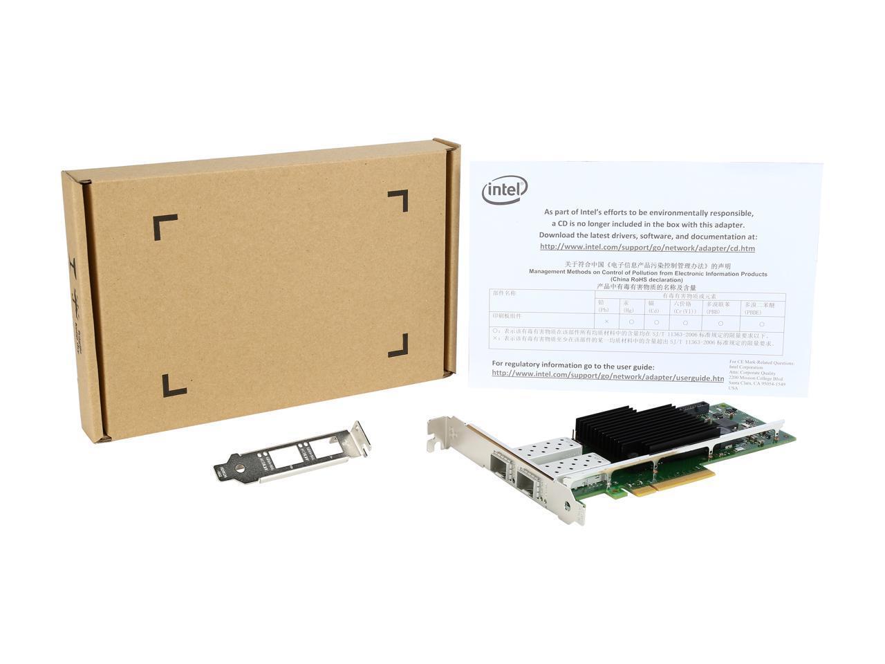 Intel X710DA2 Ethernet Converged Network Adapter PCIe 3.0, x8 Dual port