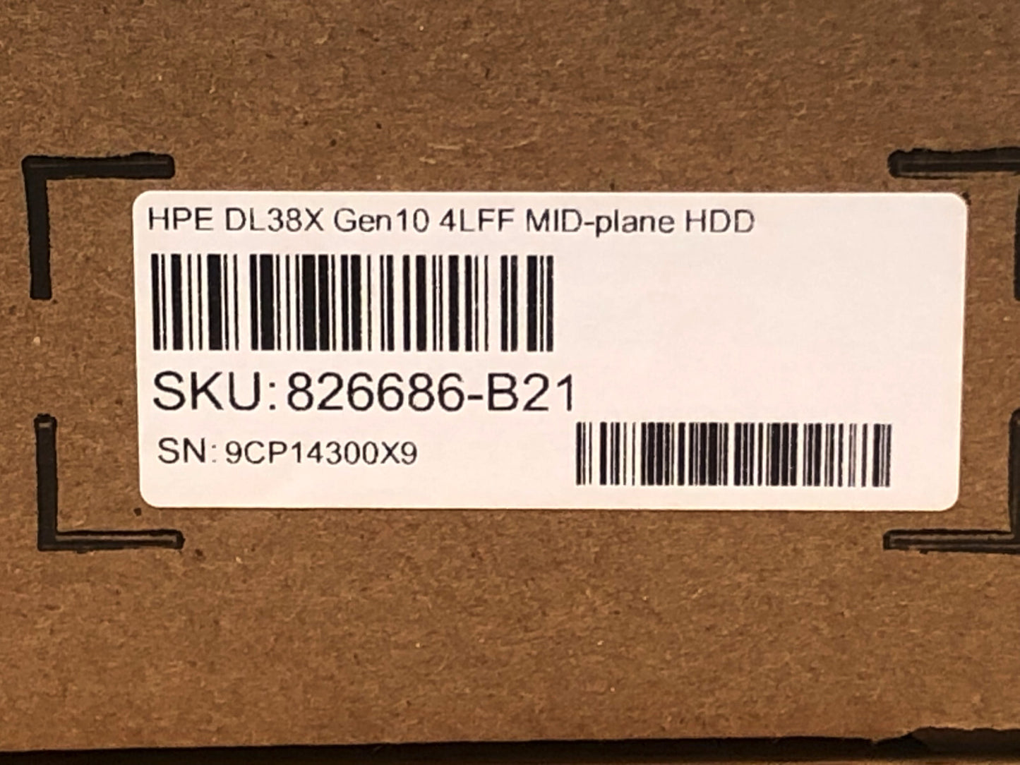 HPE DL38X Gen10 4LFF MIDPLANE SAS/SATA HDD KIT ProLiant DL380 Gen10 826686-B21 (NOT FOR HOME PC)