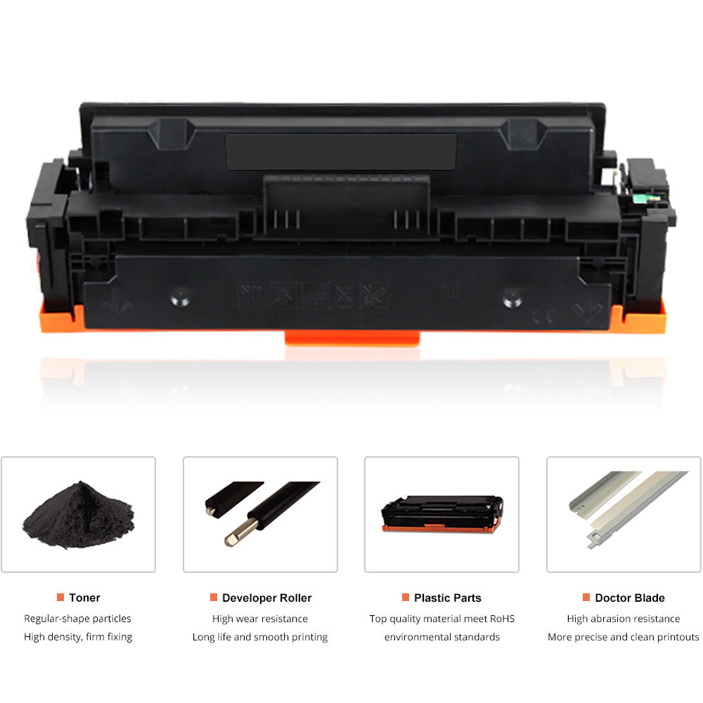 4PK Toner Cartridge CRG046 for Canon 046H ImageCLASS MF731cdw MF735cdw LBP654Cdw