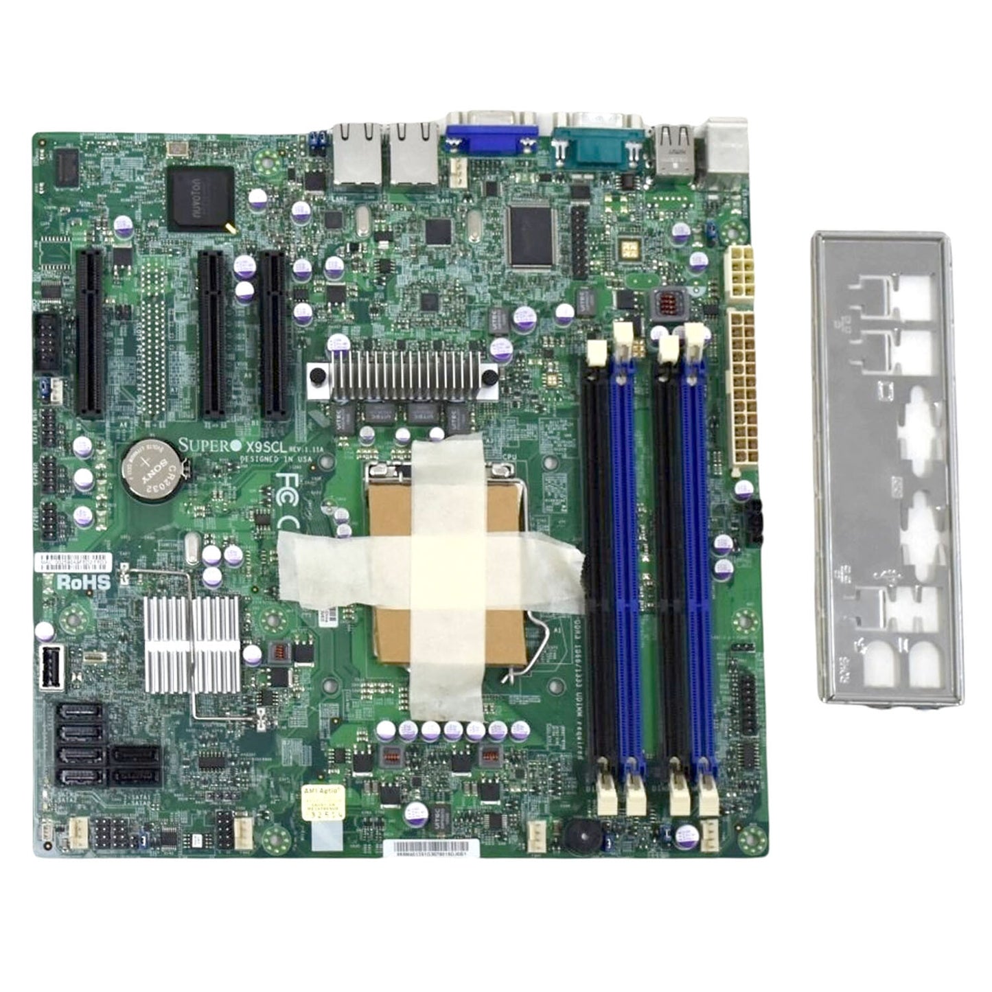 Genuine SUPERMICRO X9SCL 32GB LGA 1155 Intel C202 E3 DDR3 Motherboard