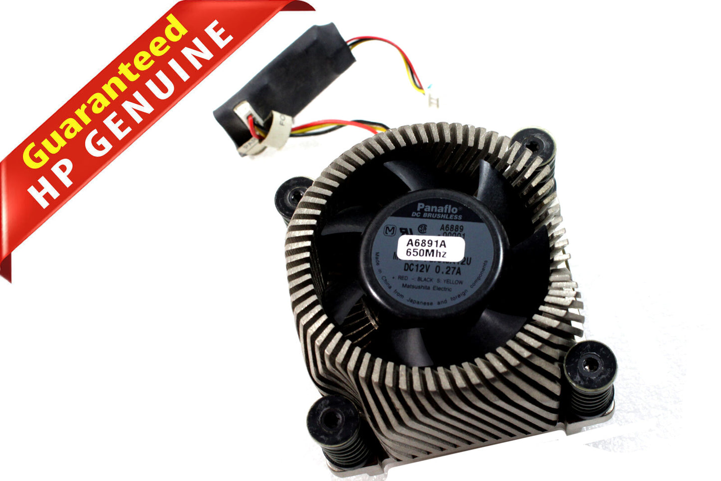 HP A6093-00006 Dimension DC Cooling Fan With Heatsink Assembly FBAA6A40U
