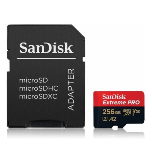 SanDisk 256GB Micro SD SDXC MicroSD TF Class 10 256 GB Extreme PRO 200MB/s