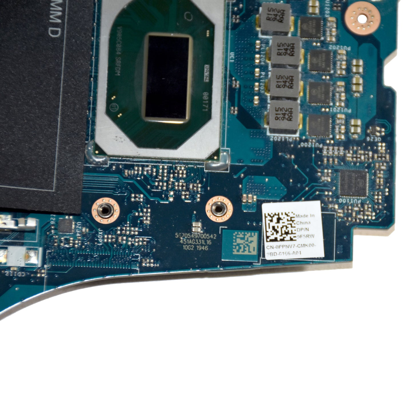 Dell Precision 7540 Motherboard Intel i5-9400H 2.5GHz Quad-Core CPU PPNV7