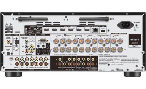 Integra 7.2-Channel Home Theater Receiver DRX-2.4 with Dolby Atmos