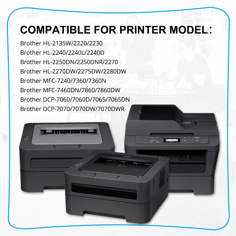 2PK DR420 DR450 Drum Unit for Brother HL-2220 HL-2230 HL-2240 HL-2270DW Printer