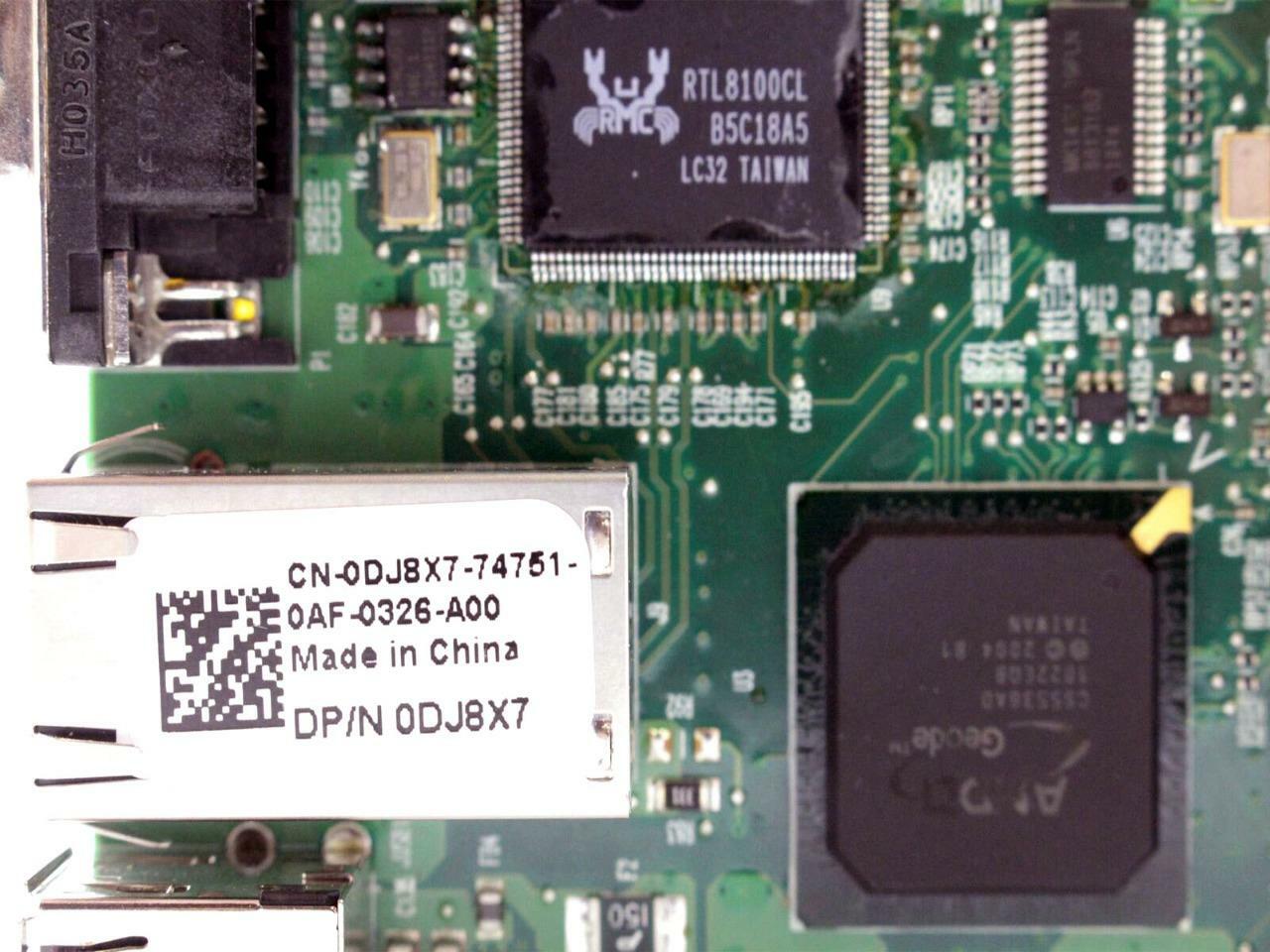 Genuine Dell Wyse S30 Desktop Motherboard DDR1 6050A2211401 366 MHz SATA DJ8X7