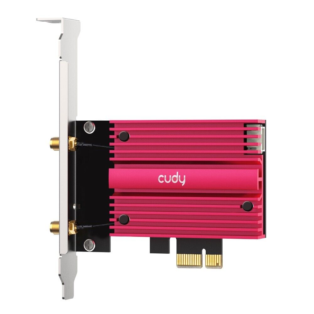 Cudy WE4000 | AX5400 Wireless Tri-Band Wi-Fi 6/6E Bluetooth 5.2 PCI Express Card