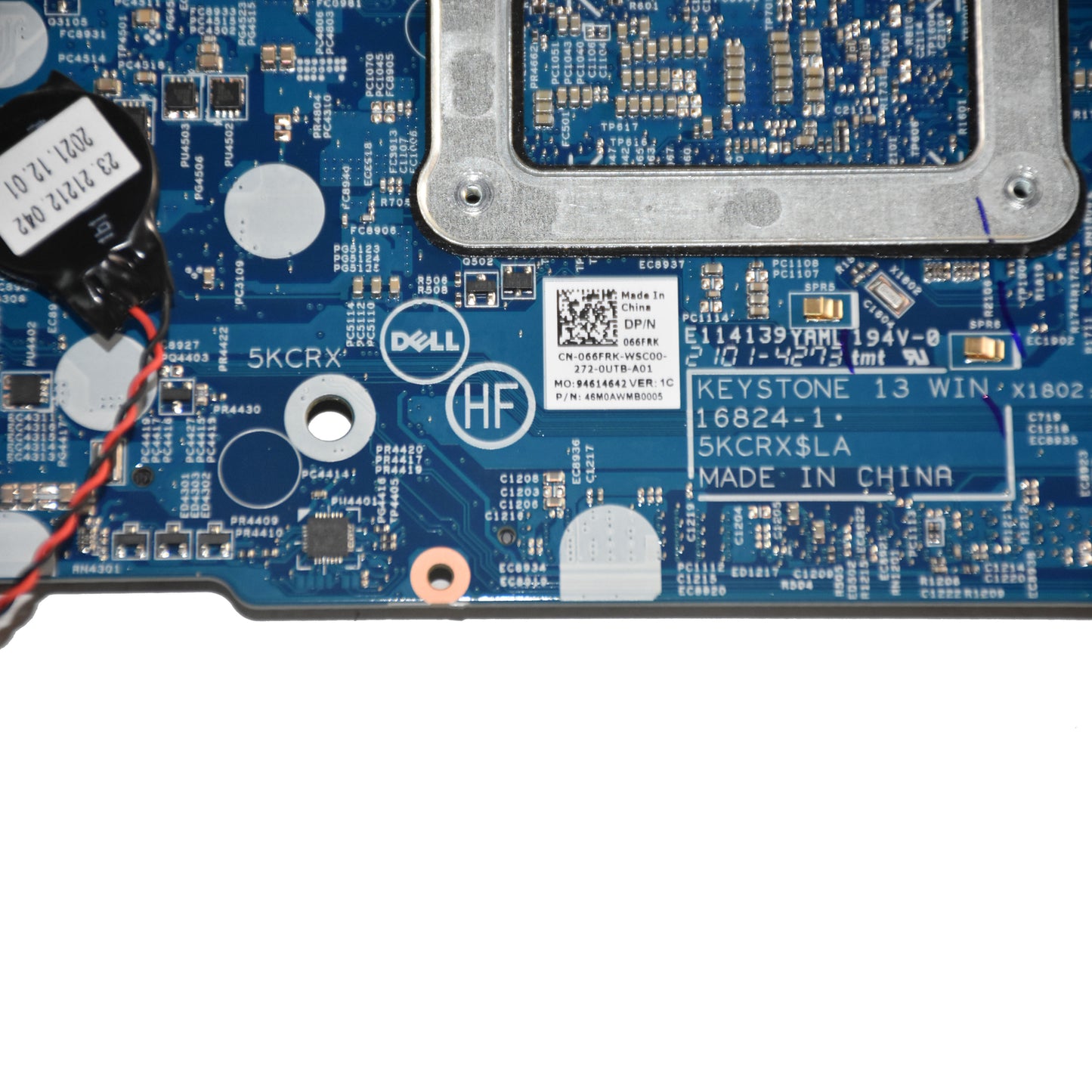 Dell Latitude 13 3380 Intel Core i3-6006U 2.00GHz DDR4 Laptop Motherboard 66FRK