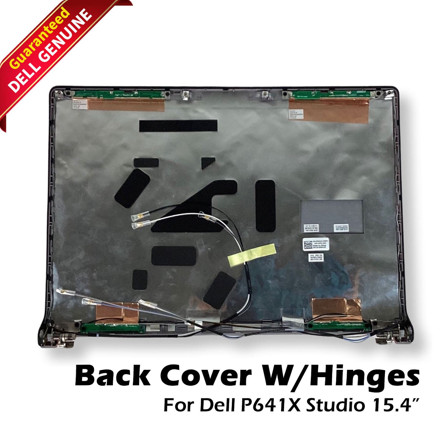 Dell P641X Studio 1535 1536 1537 LCD 15.4" Top Back Cover W/Hinges Lid RUBY RED