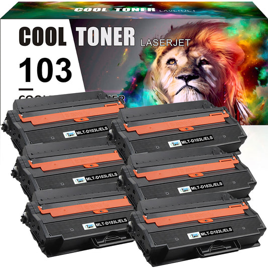 6PK MLT-D103L 103L Toner Compatible for Samsung MLTD103L ML-2955DW ML-2955ND