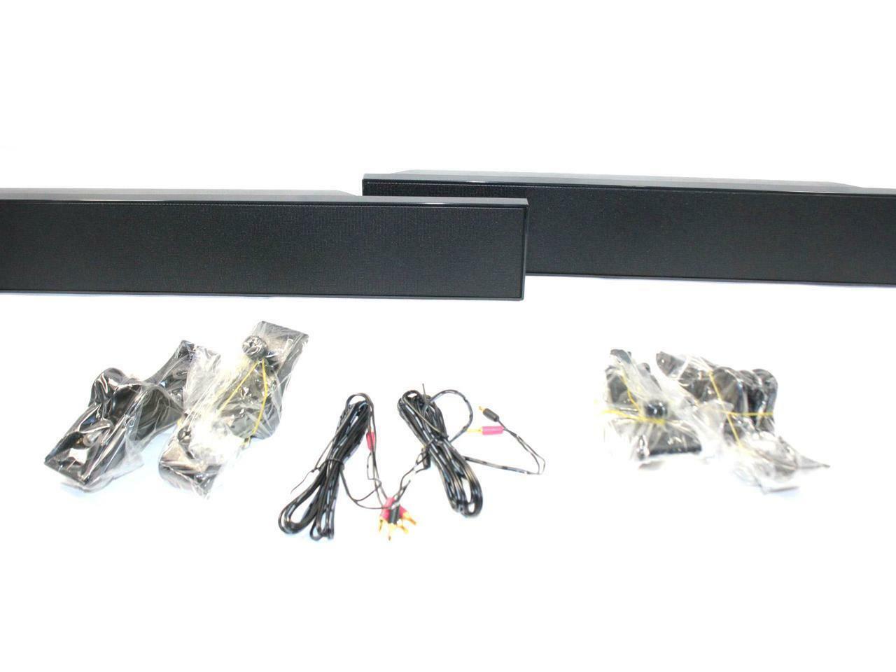 Dell 37" LCD Plasma Television TV Speakers Stands & Mounts Black 5W CJ933 JD406