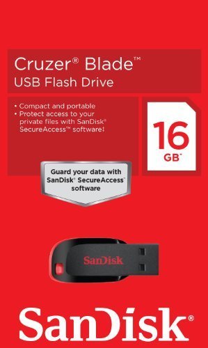 Sandisk CRUZER BLADE 16GB SDCZ50-016G-B35 USB 2.0 Flash Pen Drive 10 PACK