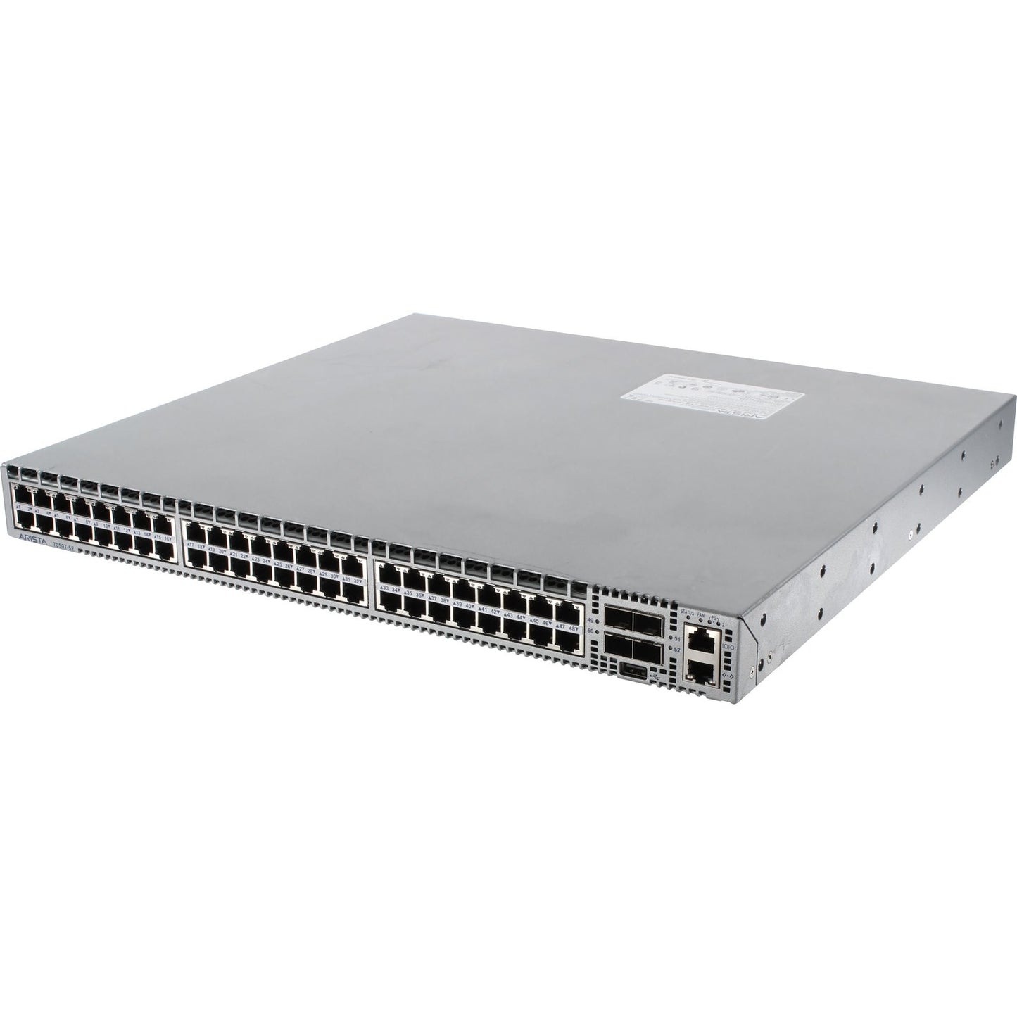 Arista DCS-7050T-52-R 48P 10GbE Base-T 4P SFP+ RA Switch
