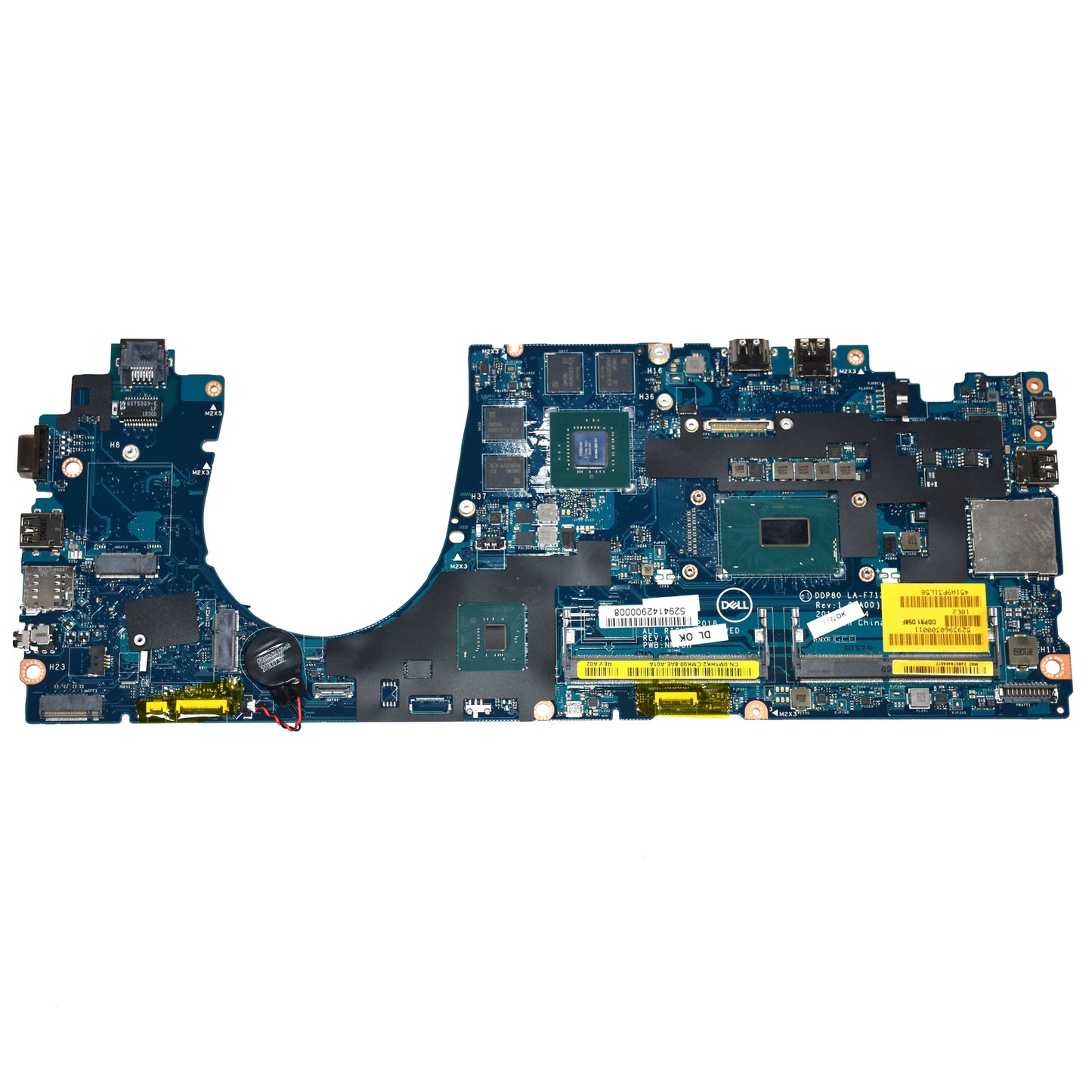 Dell Precision 3530 i7-8750H 2.2GHz Nvidia Quadro P600 Motherboard M1HK2 LAF712P
