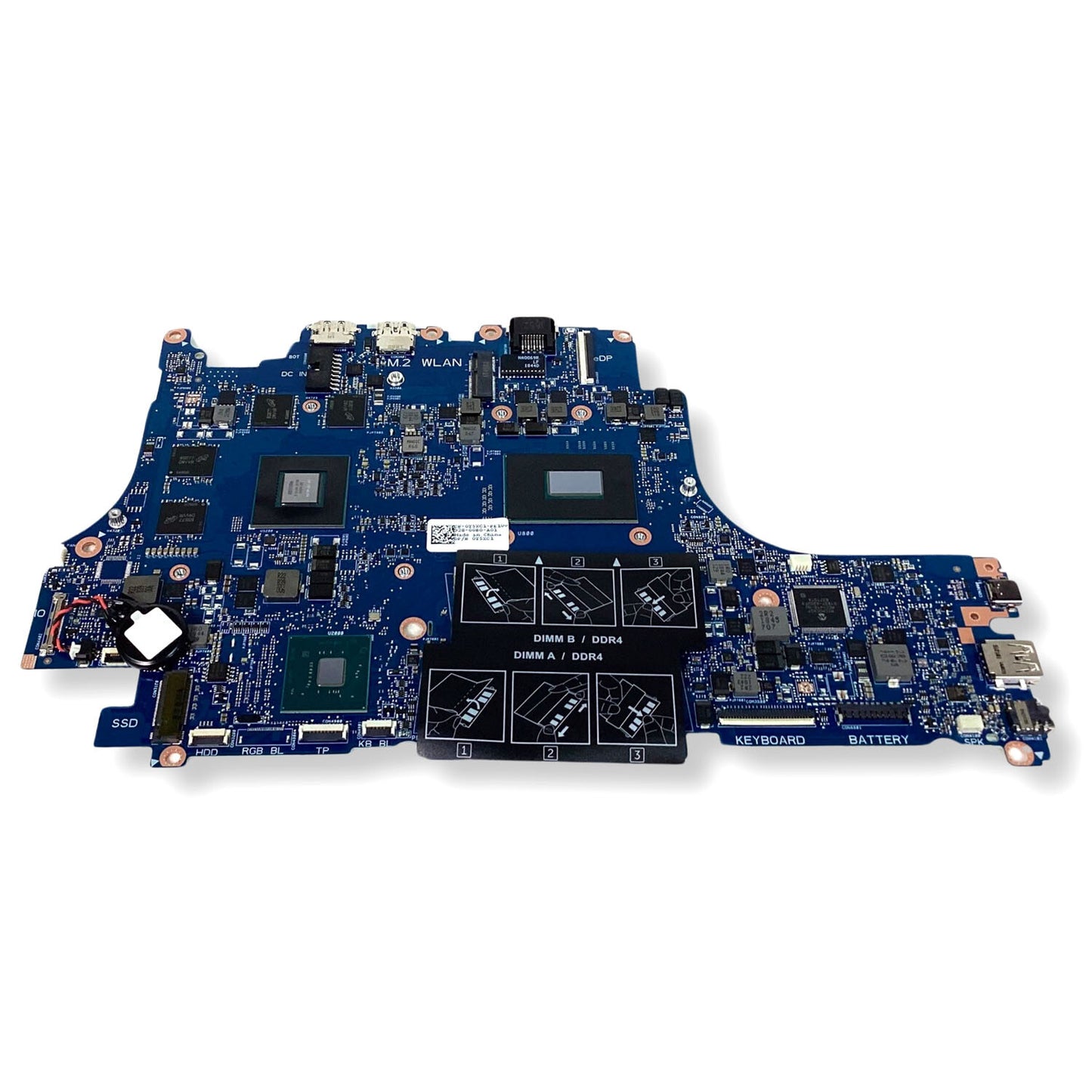 Dell G Series G7 7590 Motherboard i5-8300H 2.3GHz CPU & Nvidia GTX 1050Ti T5XC1