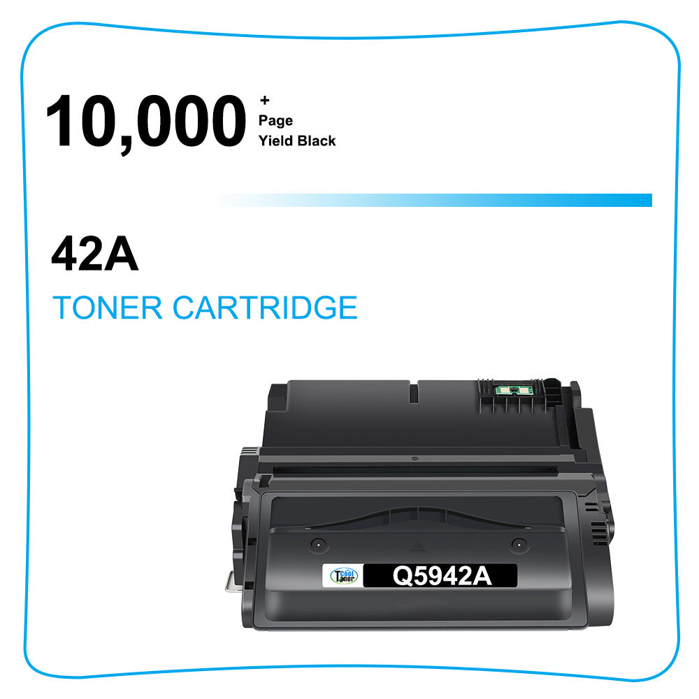 2x Q5942A 42A Toner Compatible With HP LaserJet 4200 4300 4250 4350 4345 Printer