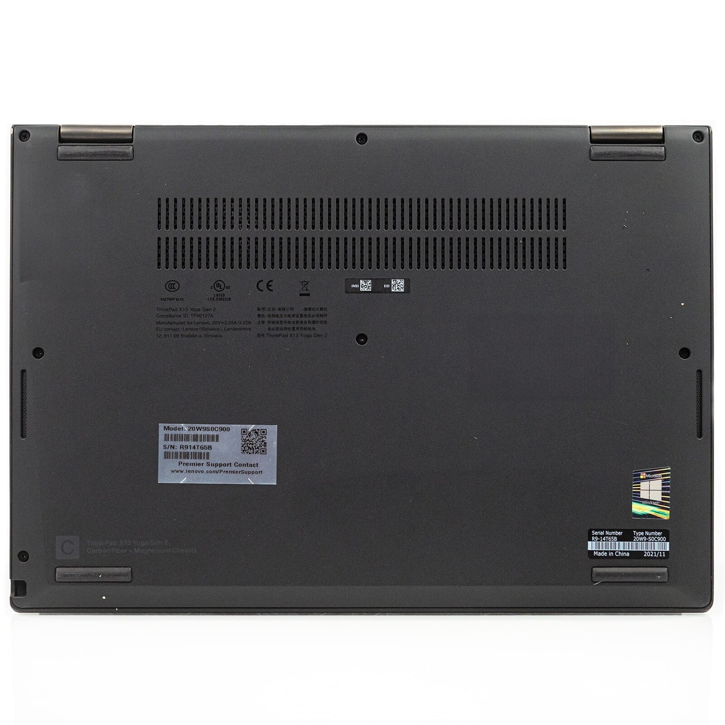 Lenovo ThinkPad X13 Yoga G2 14" Touch Laptop Core i5 16GB 512GB SSD Win 11 Pro