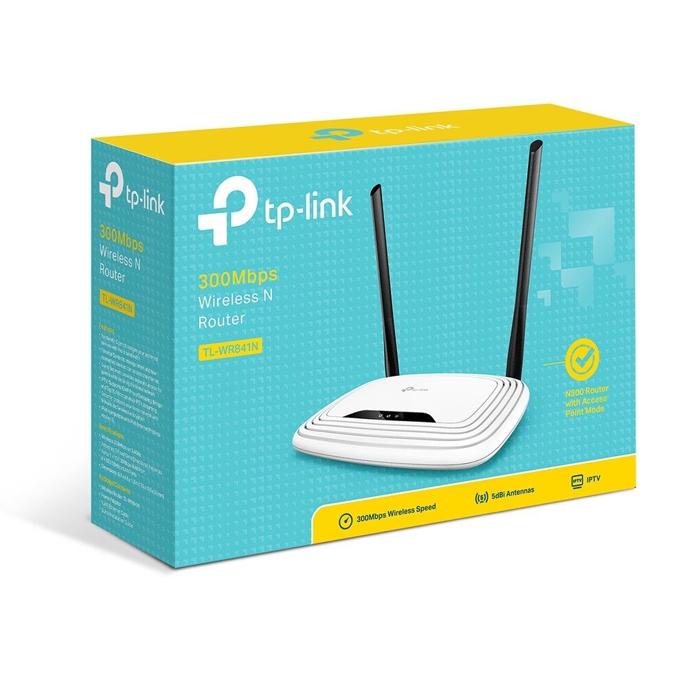 TP-Link TL-WR841N 2.4GHz N300 300Mbps Wireless WiFi Router / AP / Range Extender