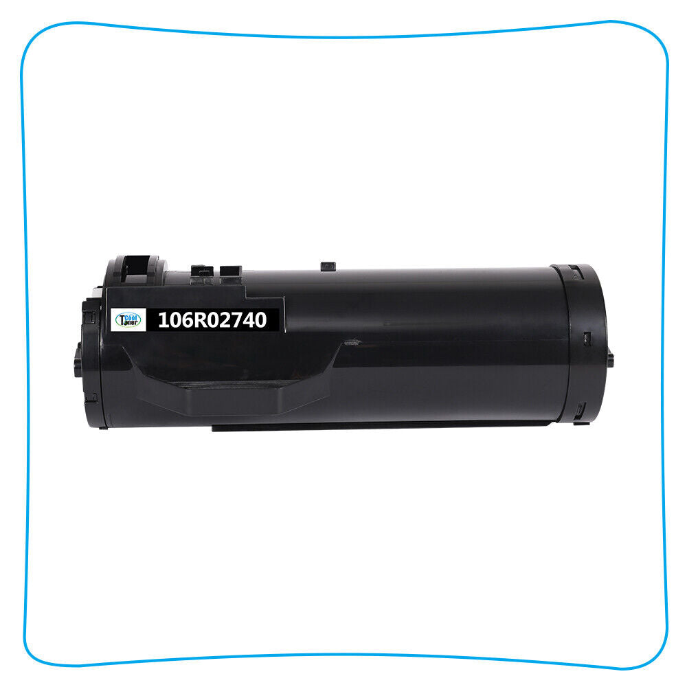 10 Pack High Yield Black 106R02740 Toner Compatible With Xerox WorkCentre 3655