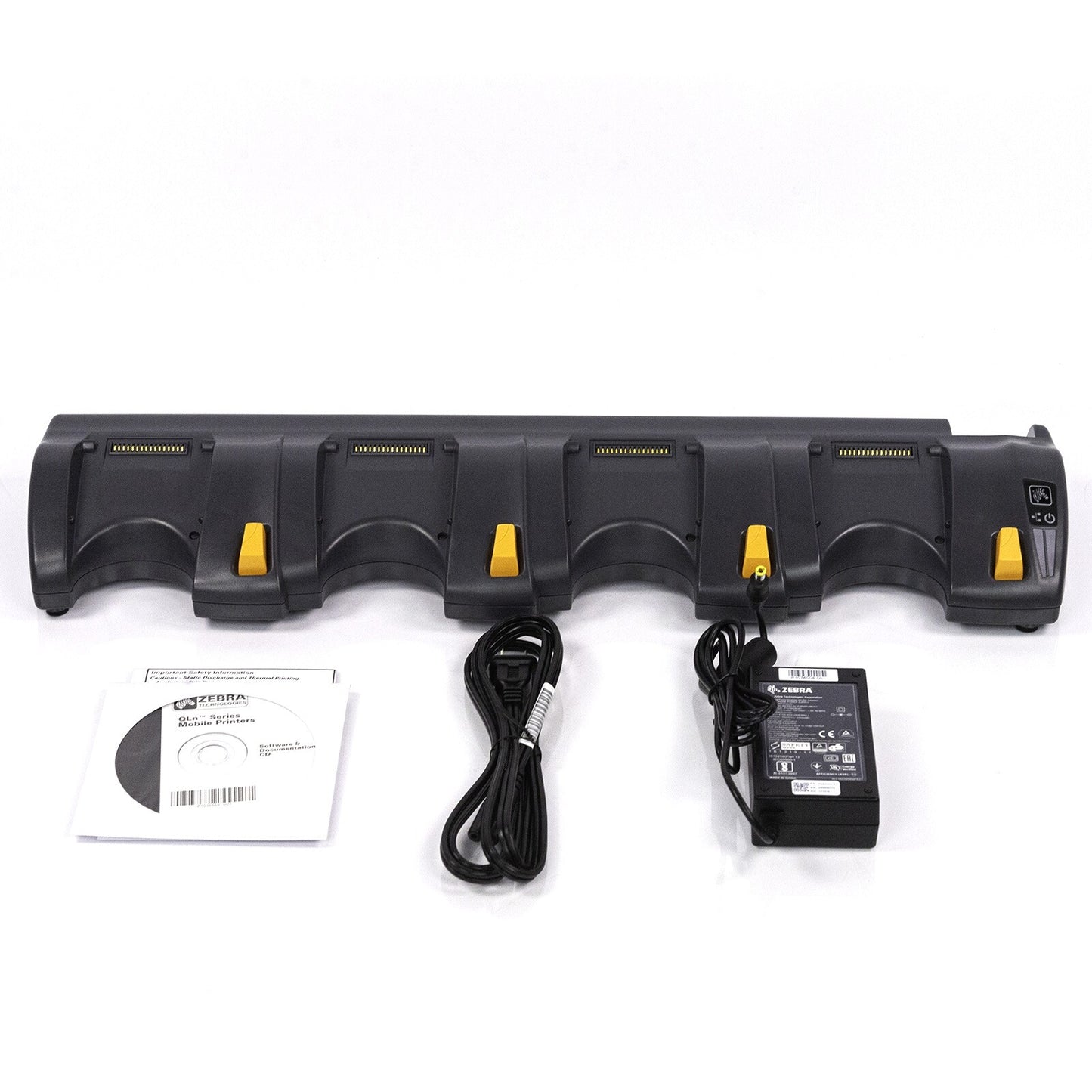 Zebra QLn-EC4 4-Bay Ethernet Dock Station Charging Cradle - QLn 220 320 Printers