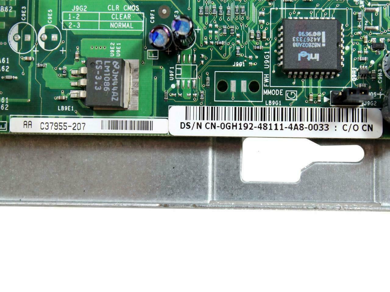 Dell Precision 360 Workstation Motherboard W2563 H1639 GH192 T2408 CH845