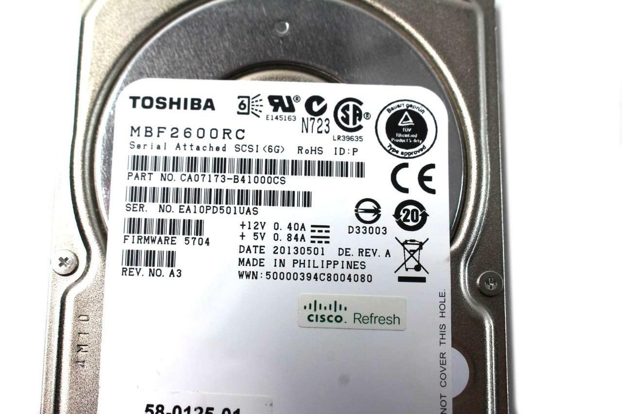 OEM Toshiba MBF2300RC CA07173-B21000CS 300 GB 2.5" SAS Internal Hard Drive HDD (NOT FOR HOME PC)