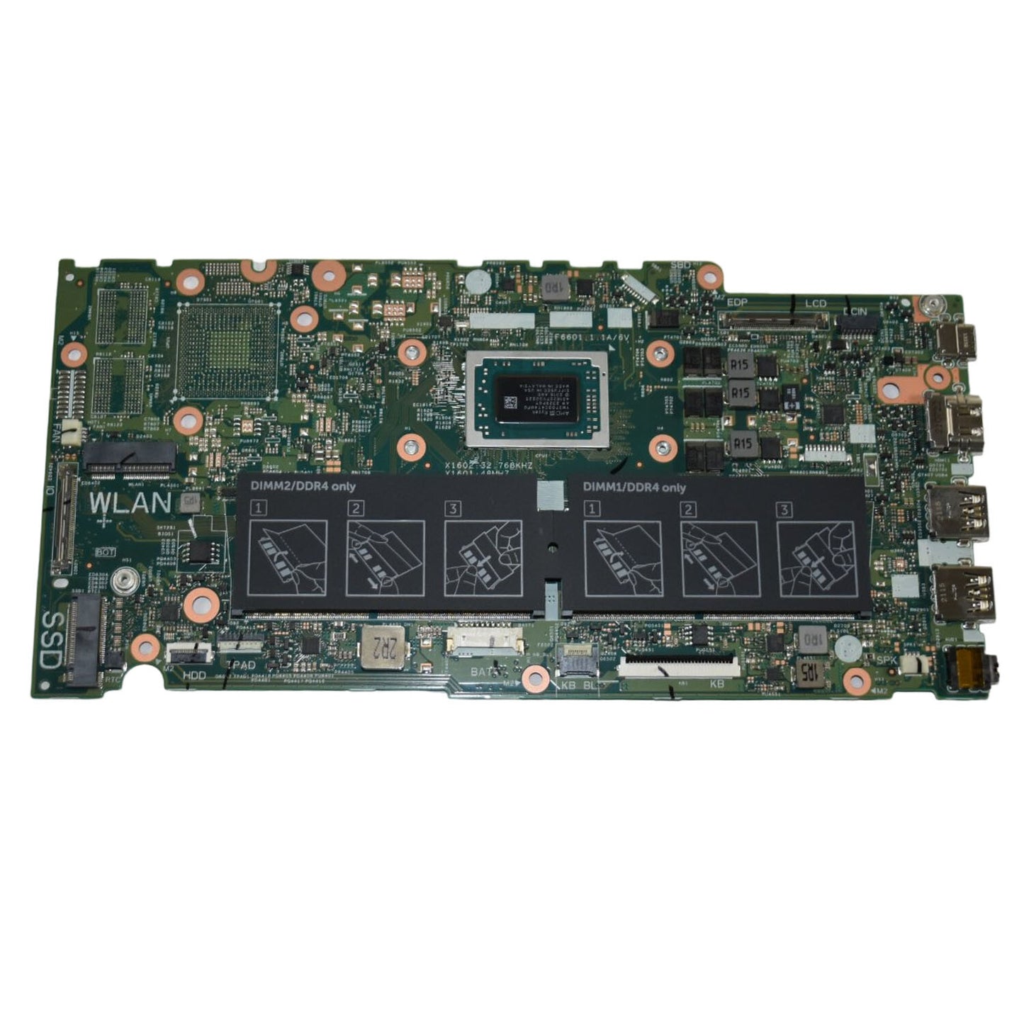 Dell Inspiron 15 5585 Motherboard AMD Ryzen 7 3700U 2.3GHz Quad Core MNN1K