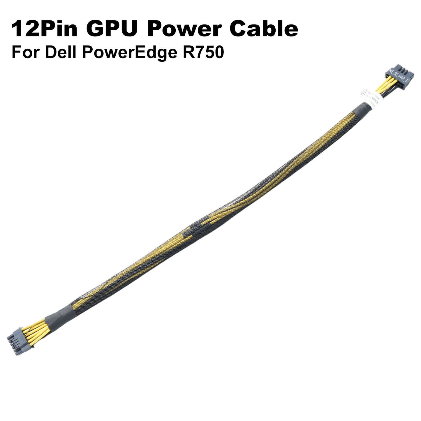 Lot of 50 Dell PowerEdge R750 12Pin Power Cable for NVIDIA H100 GPU Slot 7 MMK2H