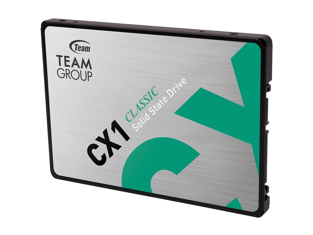Team Group CX1 2.5" 240GB SATA III 3D NAND Internal Solid State Drive (SSD) T25