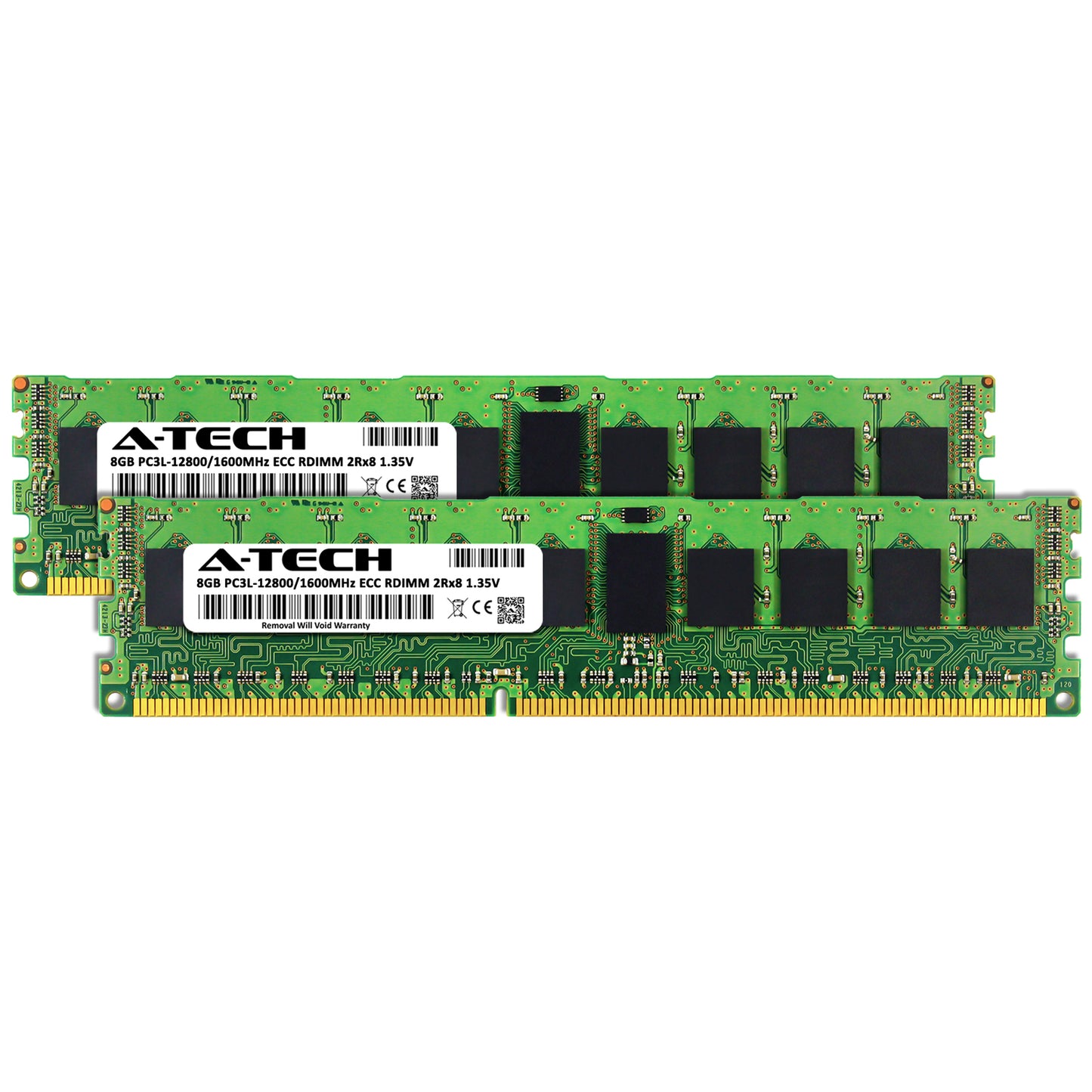 16GB 2x 8GB PC3L-12800R RDIMM Lenovo ThinkServer RD340 Td340R Memory RAM