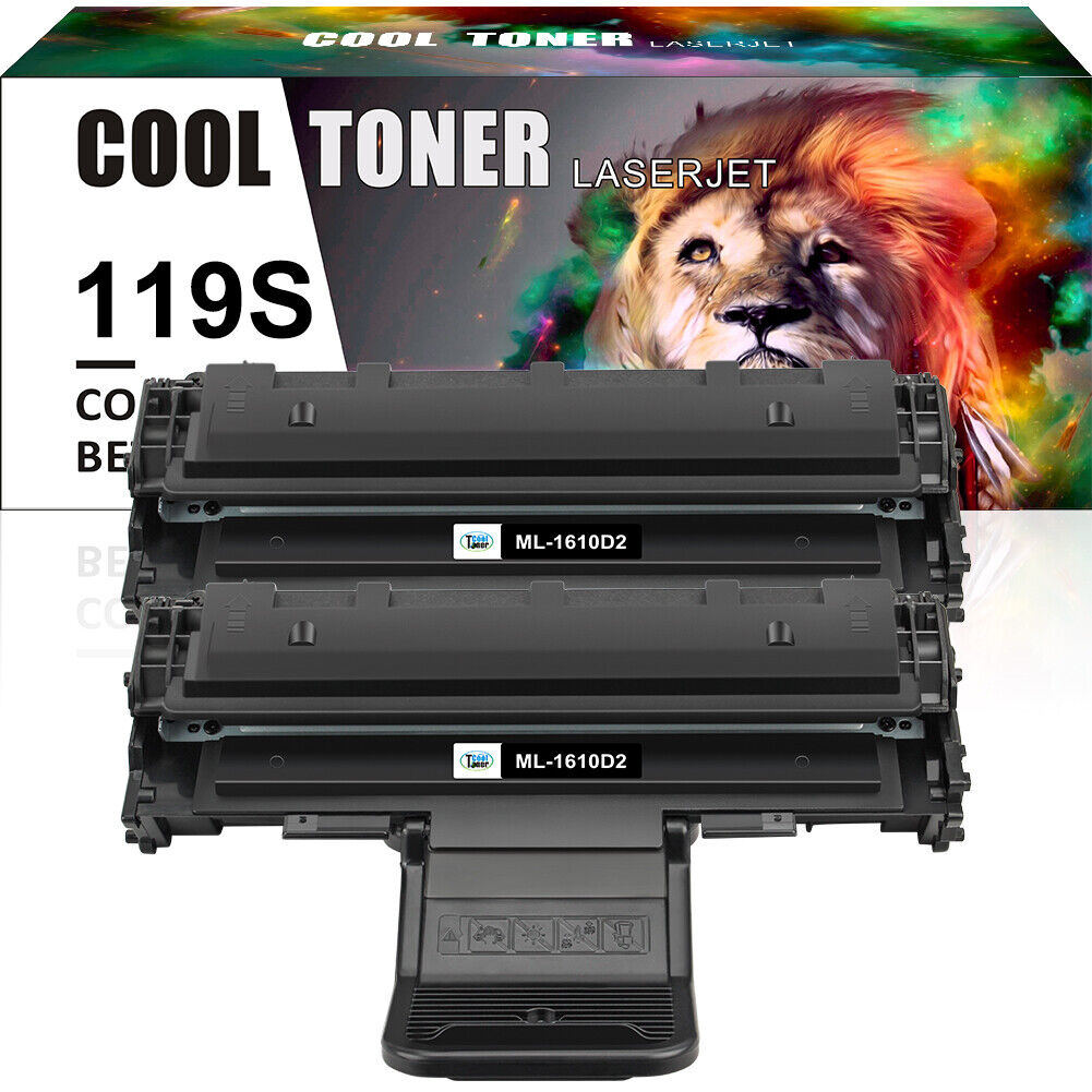 2PK ML-1610D2 ML1610 ML2010 Toner Cartridge for Samsung ML-2570 ML-2540 ML-2010