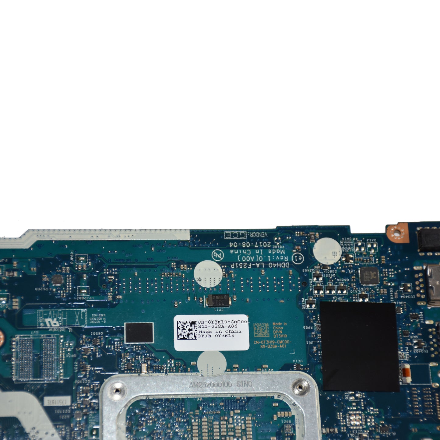 Dell Inspiron 7572 7472 Core i7-8550U 4-Core 1.8GHz Motherboard T3H19 LA-F251P