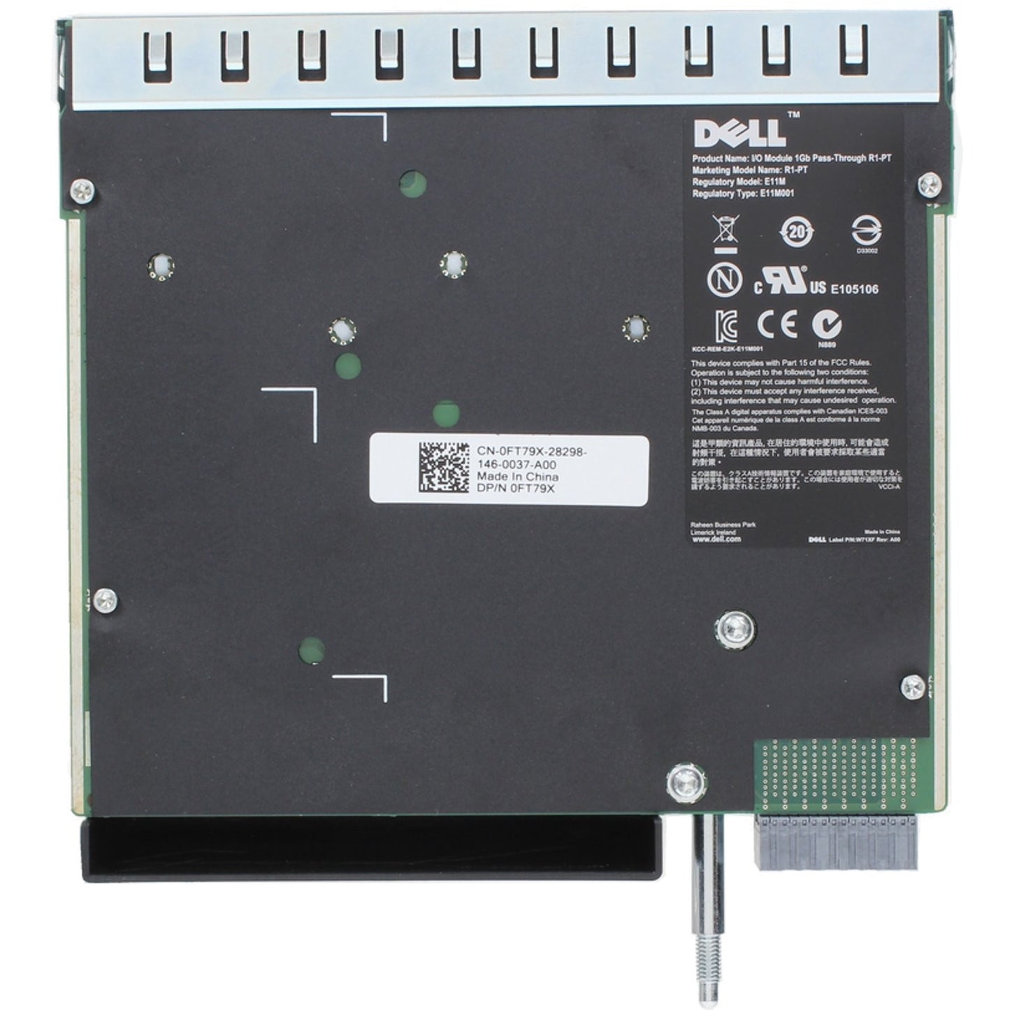 Dell Force10 PowerEdge VRTX I/O Gigabit Pass through Module FT79X