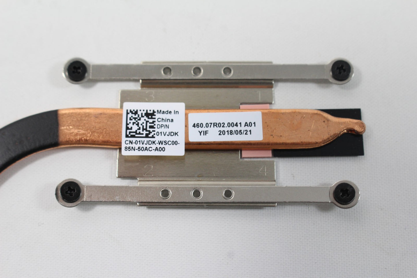 Lot 5 Dell Inspiron 13 5378 13.3"Genuine CPU Cooling Heatsink 1VJDK 01VJDK