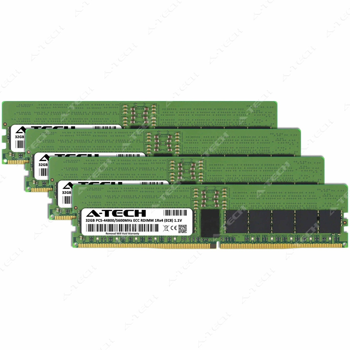 128GB 4x32GB PC5-5600 EC8 RDIMM Dell PowerEdge R760 R760xa R760xd2 Memory RAM