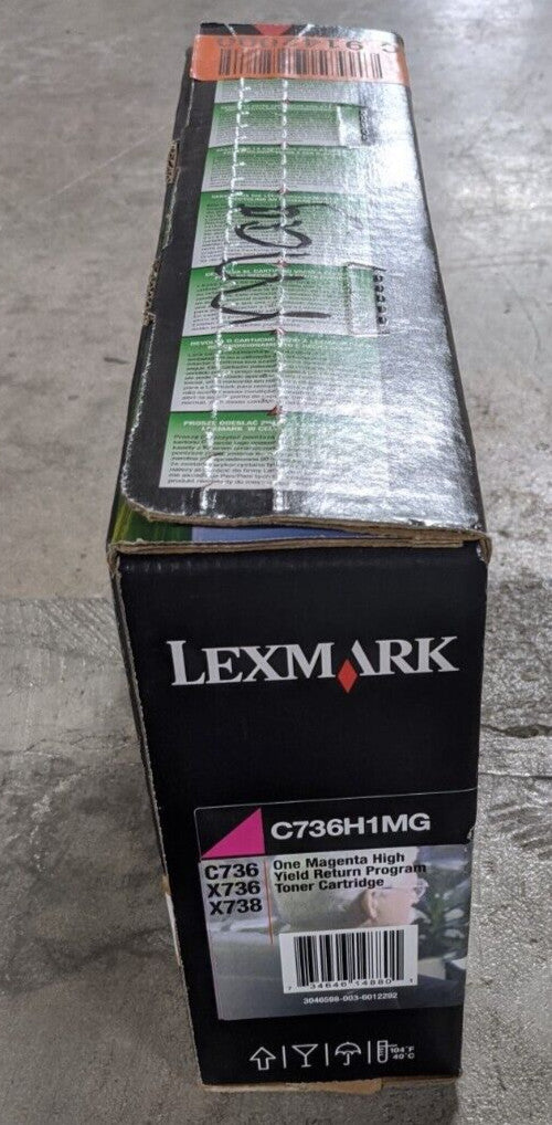 Genuine Lexmark C736H1MG Magenta High Yield Toner Cartridge 10K Page X736de NEW