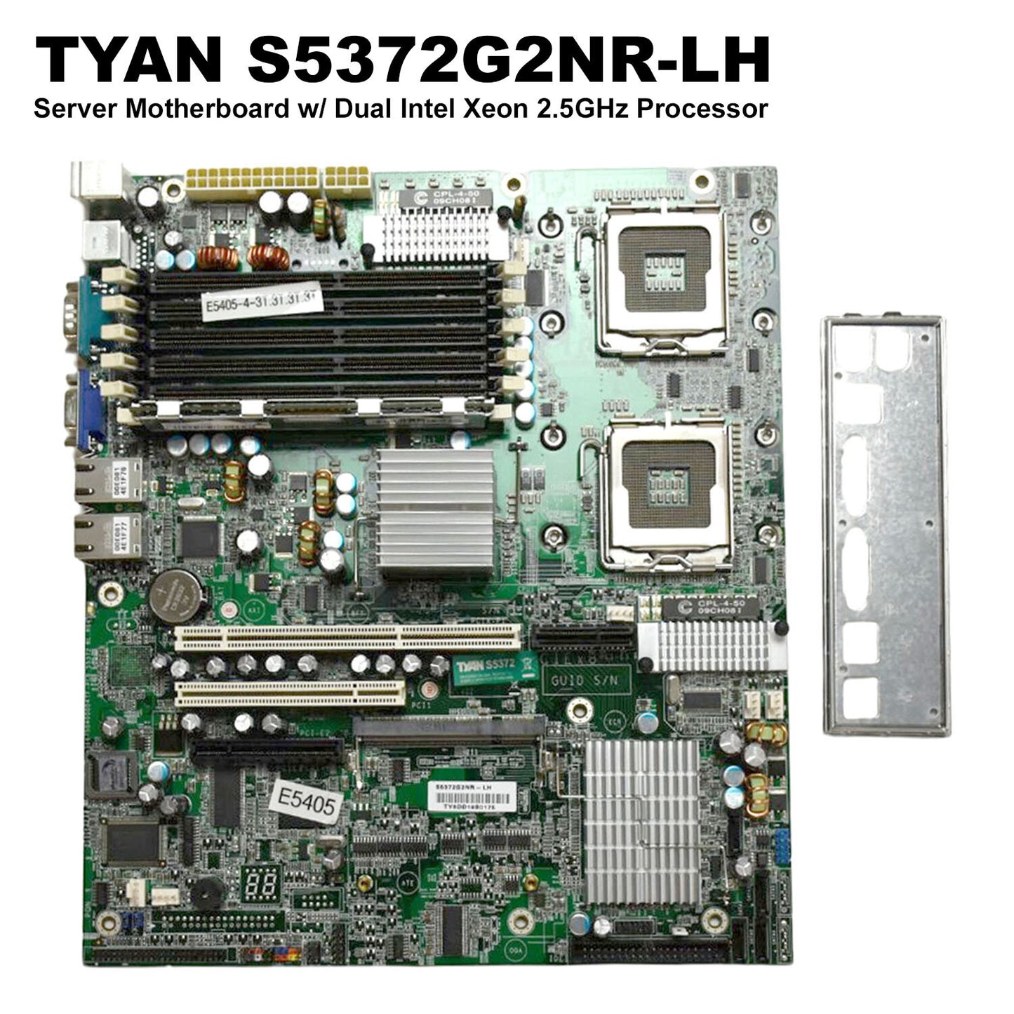 TYAN Tempest i5000VS S5372-LH Xeon 2.5GHz Server Motherboard S537262NR-LH