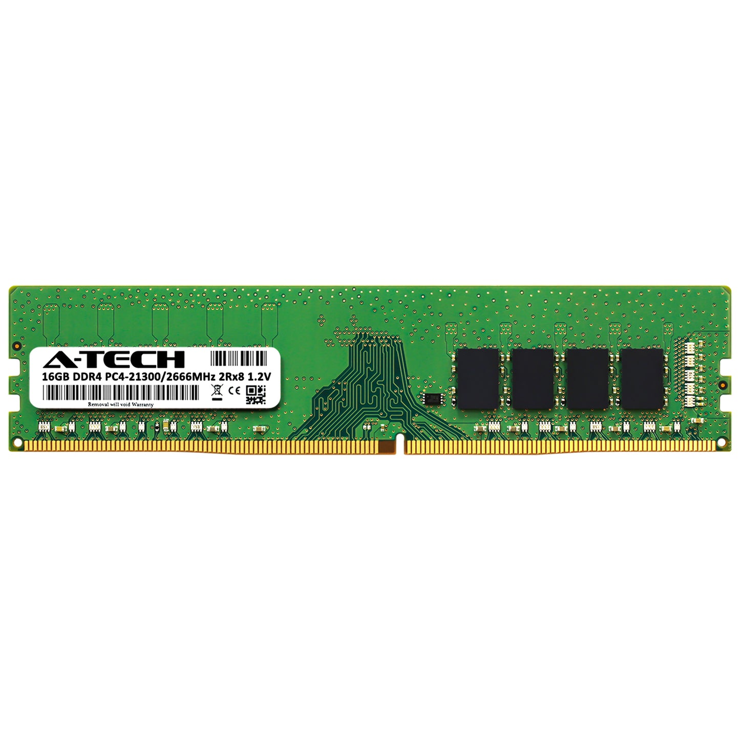 16GB DDR4-2666 2Rx8 PC4-21300 1.2V DIMM (HP 3TK83AA Equivalent) Memory RAM
