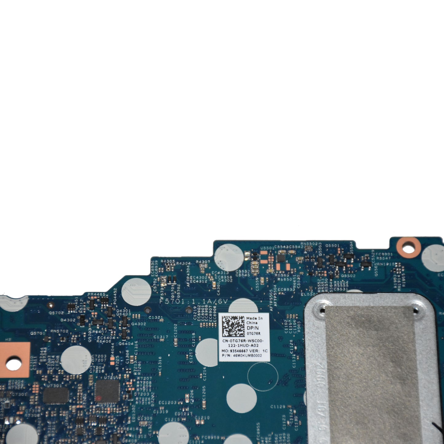 Dell Inspiron 15 5501 Core i5-1035G1 Quad-Core 1.0GHz DDR4 Motherboard TG76R