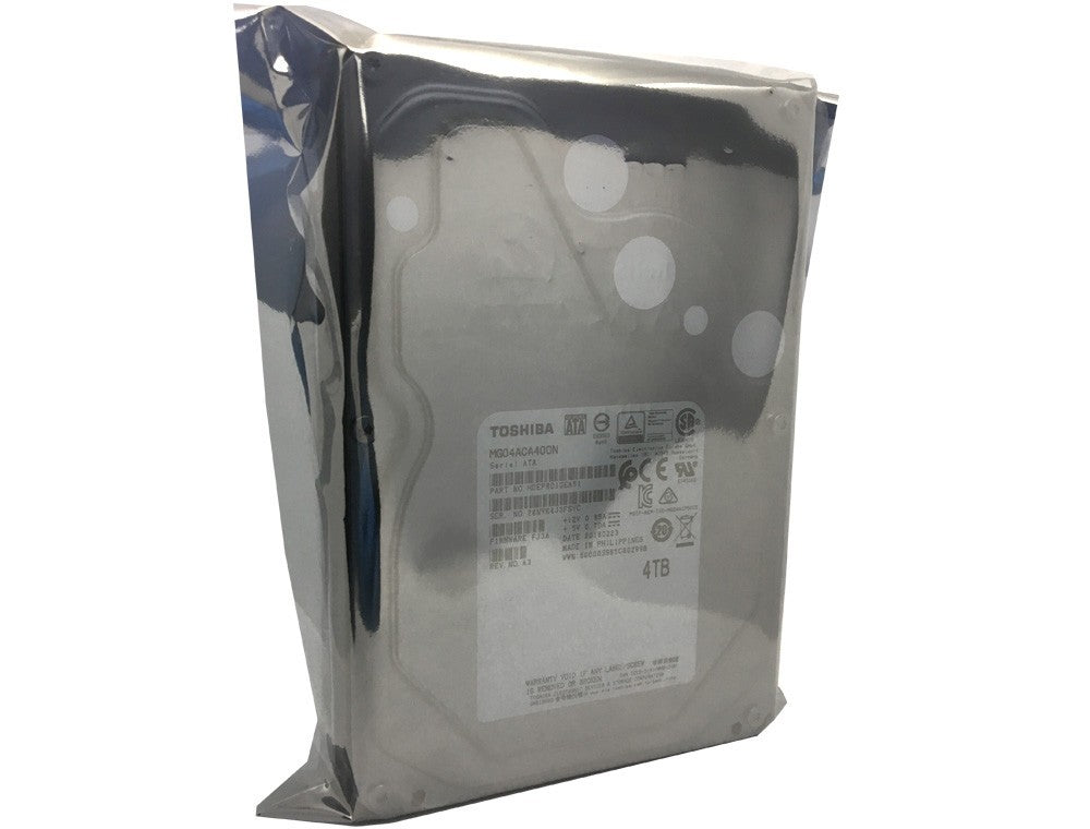 Toshiba 4TB 64MB 7200RPM SATA 6Gb/s 3.5" NAS Hard Drive - MG04ACA400N
