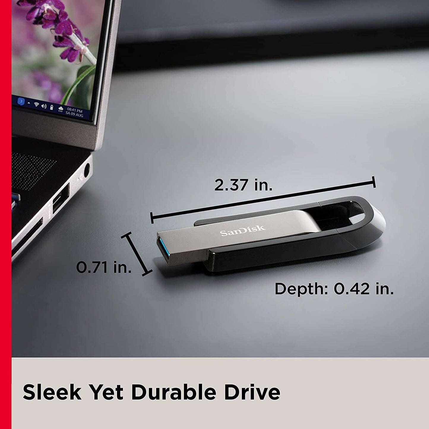SanDisk 128GB Extreme Go USB 3.2 Flash Drive Speed 400MB/s SDCZ810-128G