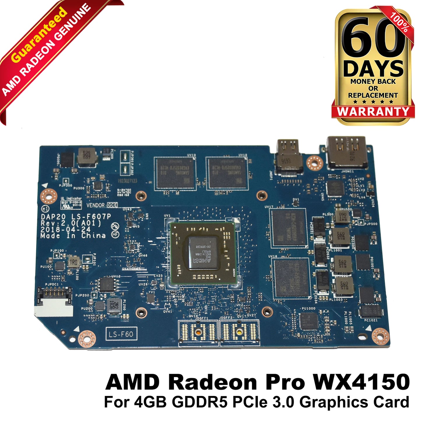 Dell Precision 7730 AMD Radeon Pro WX4150 4GB GPU Discrete Graphics W022Y