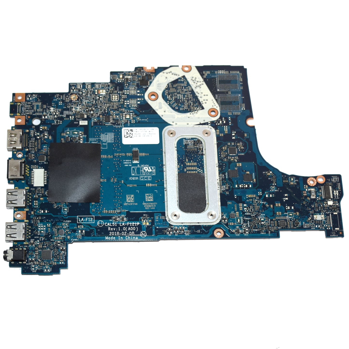 Dell Inspiron 3585 Motherboard Ryzen 5 2500U 2.0GHz UMA Radeon LA-F121P PV8CV