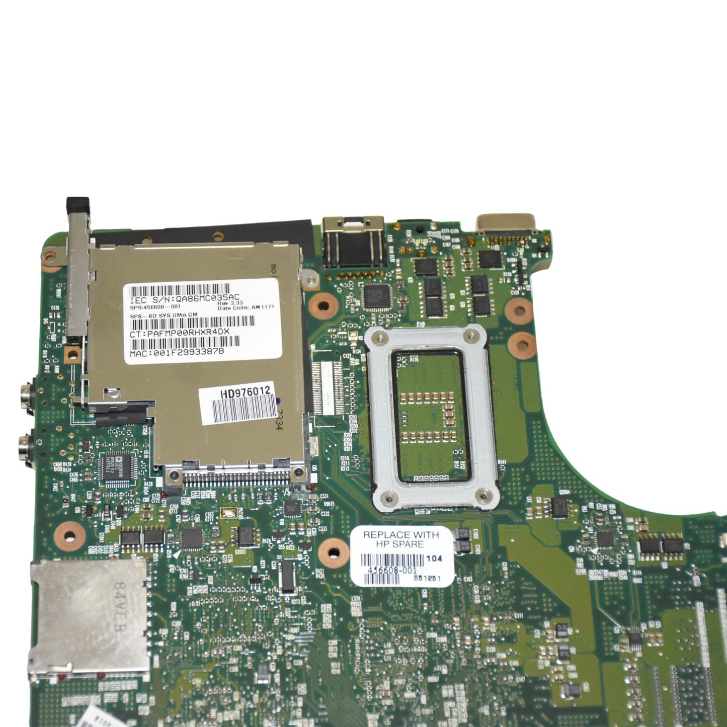 Genuine HP Compaq 6520s 6720s DDR2 SDRAM Intel Laptop Motherboard 456608-001