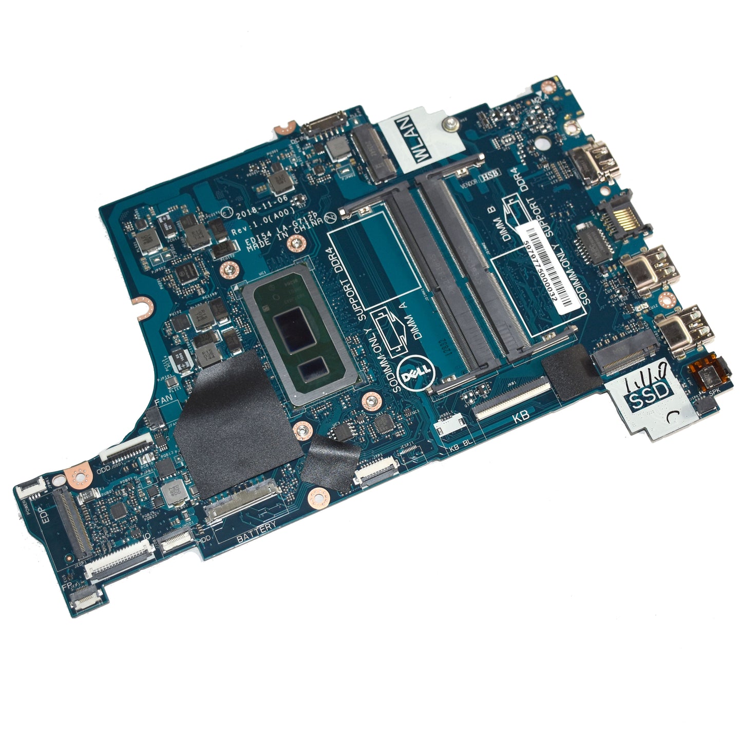Dell Vostro 3480 Motherboard Intel Pentium 5405U 2.3GHz Dual Core LA-G712P NNJ6P