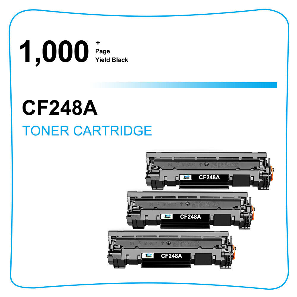 3 High Yield Toner Compatible for HP CF248A 48A LaserJet Pro M15a M15w M16a M28a