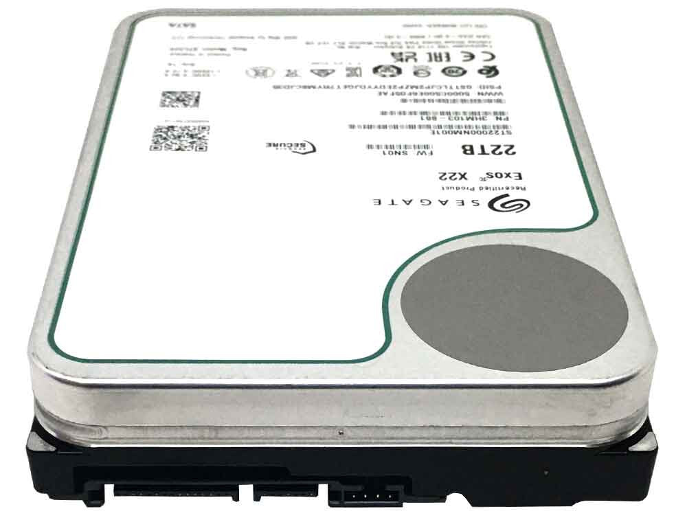 Seagate Exos X22 ST22000NM001E 22TB 7200RPM SATA 6Gb/s 256MB Cache CMR 3.5in HDD