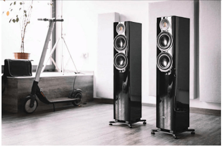 Elac Solano FS287 Floorstanding Speaker Gloss Black(Each)