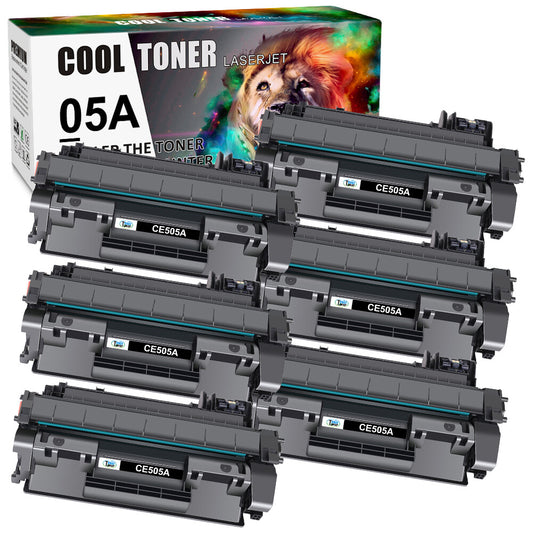 6PK High Yield 05A CE505A Toner Compatible for HP LaserJet P2035 P2035n P2055dn